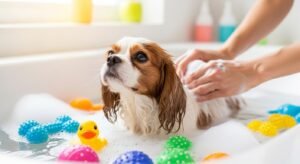 Ensinando seu pet a aproveitar o banho sem medo