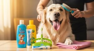 Rotina de higiene diária para cães e gatos